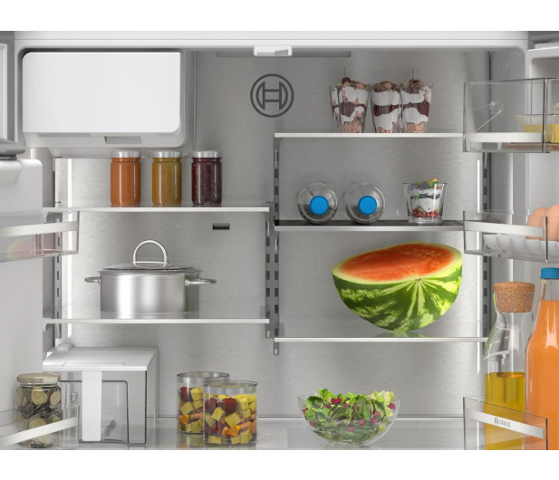 Lodówka Bosch KFI96AXEA Multidoor No Frost 183cm Czarna Stal Szczotkowana Dystrybutor Kostkarka WiFi 574L - 1516164 - zdjęcie 4
